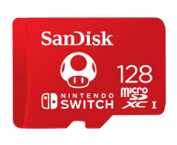 Karta pamięci SANDISK Nintendo Switch microSDXC 128GB, 100/90 MB/s (V30, U3, C10, A1, UHS-1)